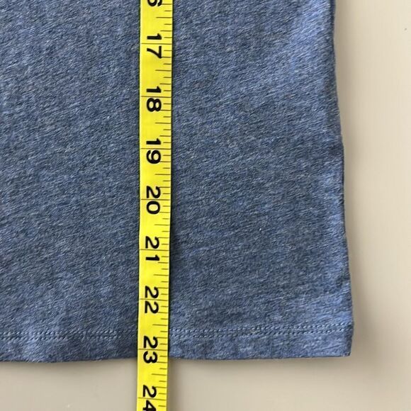 NWT Everlane The Organic Cotton Crew Tee in Heathered Blue Size XXS - Picture 8 of 11